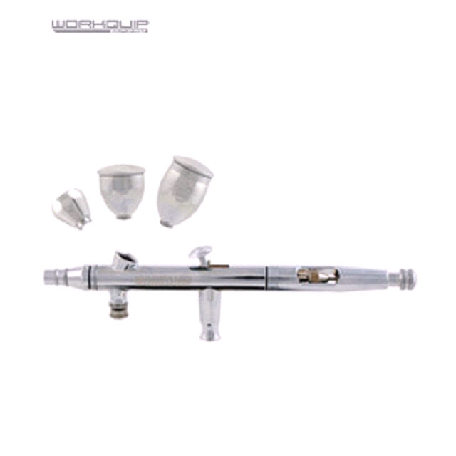 AIR BRUSH KIT WITH DOUBLE ACTION TRIGGER - Workquip