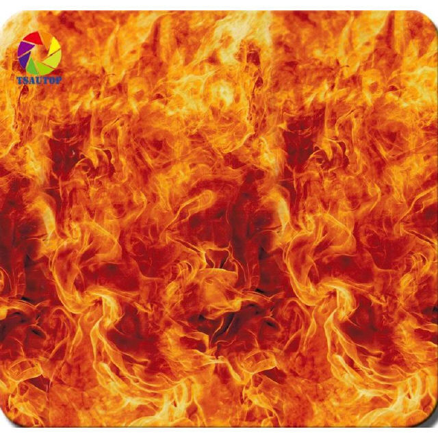 FREE ACTIVATOR WITH 5 MTRS Hydrographic Film   Hydro-Dipping Hydro Dip  Flame fire
