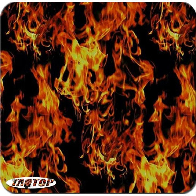 FREE ACTIVATOR WITH 5 MTRS Hydrographic Film   Hydro-Dipping Hydro Dip  Fire Flame