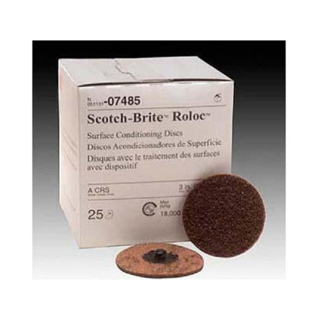 Scotch-Brite Roloc Disk  Surface Conditioning Disc Brown